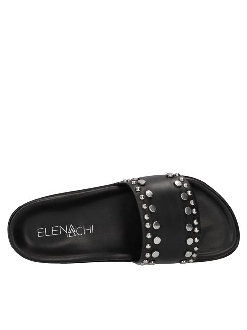 Mules in pelle con borchie ELENA IACHI | M29NERO
